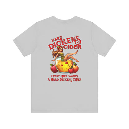 Hard Dickens Cider Front/Back T-Shirt The Devil's Pickle