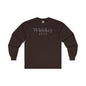 Whiskey Helps Long Sleeve Tee The Devil's Pickle