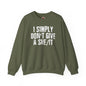 I Simply Don't Give A She/It Crewneck Sweatshirt The Devil's Pickle