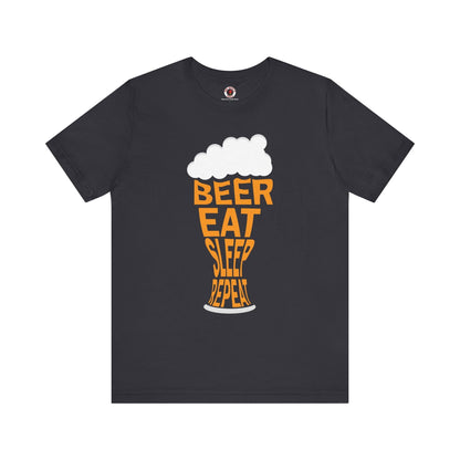 Beer Eat Sleep Repeat T-Shirt The Devil's Pickle