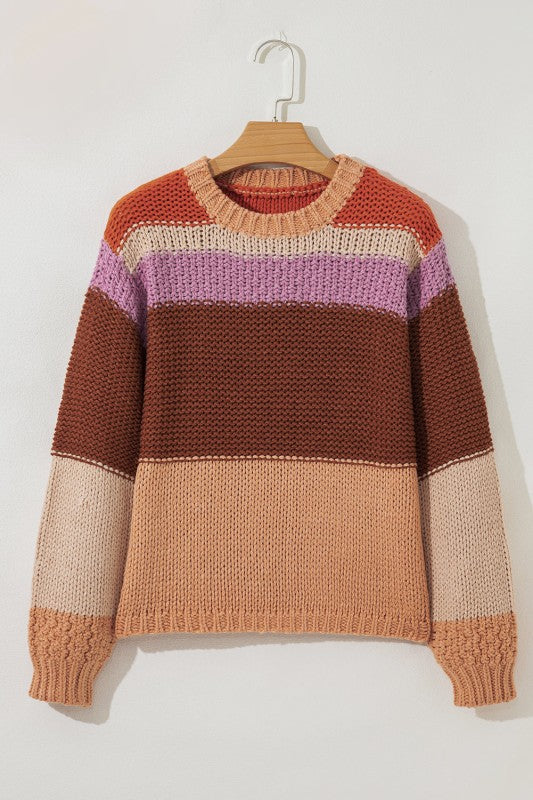 Colorblock Drop Shoulder Cropped Sweater Shop Style & More | Fresh Looks, Everyday Deals & Free Shipping