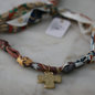 Mountain Morning Scarf Necklace - Stainless Steel Cross Deep South Originals