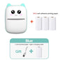 Compact and Colorful Mini Thermal Printer: Bluetooth Wireless Portable Pocket Label Maker for Stickers
