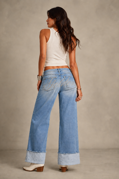 The Golden Girl Jean- Medium Wash GJG DENIM
