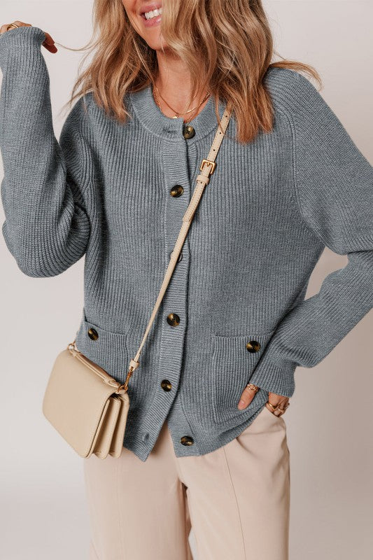 Chunky Knit Button-Front Cardigan Sweater Shop Style & More | Fresh Looks, Everyday Deals & Free Shipping
