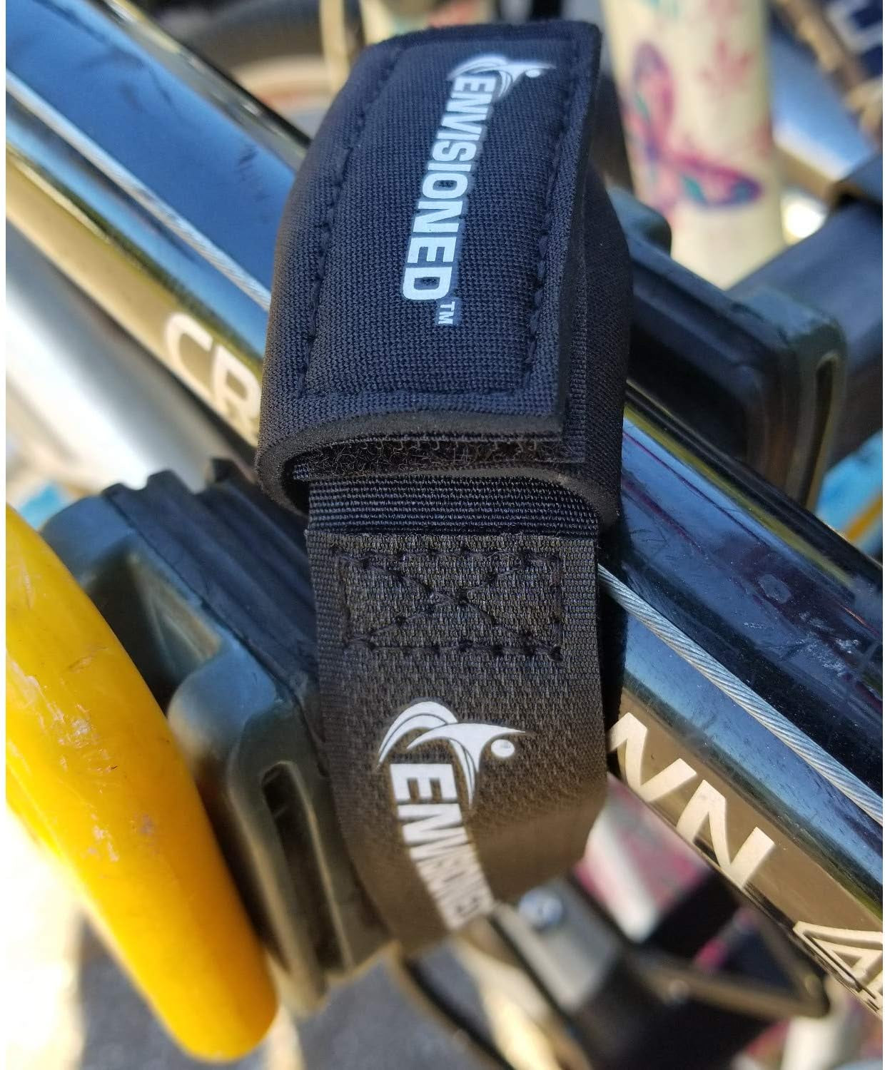 Premium Cinch Straps with Stainless Steel Metal Ring (Buckle), Reusable Durable Hook and Loop, Multipurpose Securing Straps 3/4" X 8" - 8 Pack plus 2 Bonus Origional Cinch Straps