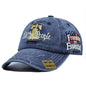 Women's Embroidered Cotton Baseball Cap | Retro Letter Style FitiqueFit
