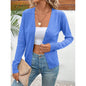 Women’s V‑Neck Button‑Down Cardigan Knit Sweater FitiqueFit