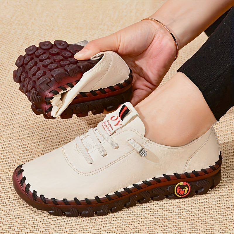 Spring/Autumn 2022 New Style Soft Sole Casual Mom Shoes, Flat Shoes for Women, Breathable and Comfortable Genuine Dance Shoes for Square Dancing, Women Shoes NovaCart