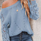 Chic Diamond Grid Hooded Knitwear Casual Style