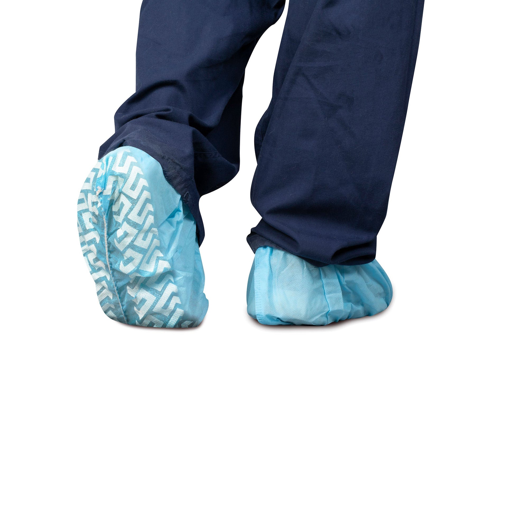 Shoe Covers, Non-Skid, Blue, Dukal (350-10), 100/Bag quakekits.com