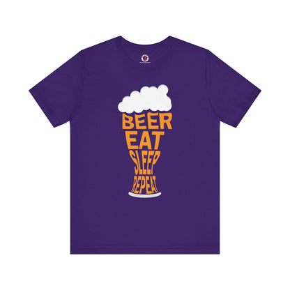 Beer Eat Sleep Repeat T-Shirt The Devil's Pickle