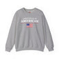 I Identify As An American Crewneck Sweatshirt The Devil's Pickle