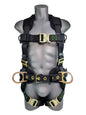 Frontline 350CQC Patriot Construction Harness with Airflo and Quick Connect Buckles - Made in USA 2XL VM Hardware