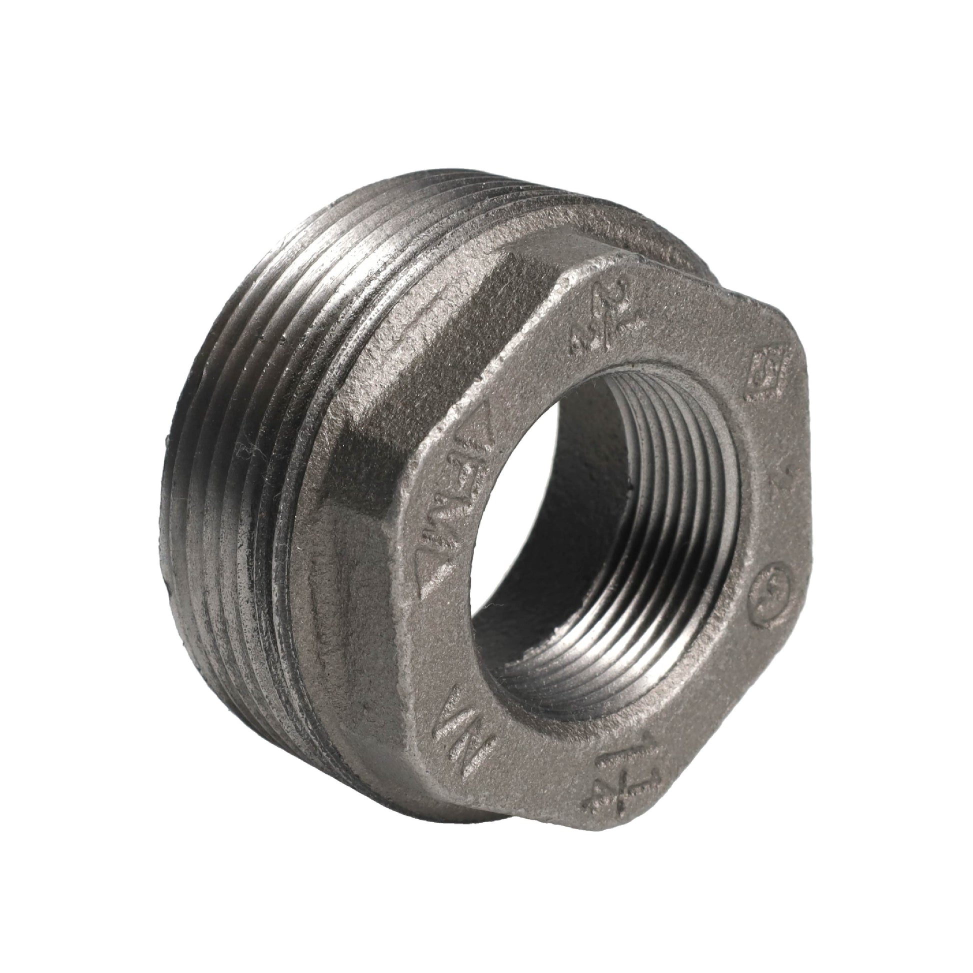 2 1/2 in. x 1 1/4 in. Black Bushing PIPE DECOR