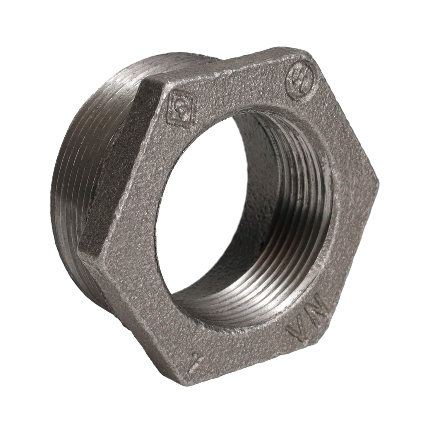 4 in. x 3 in. Black Bushing PIPE DECOR