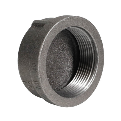 2 1/2 in. Black Cap PIPE DECOR