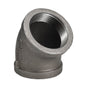 2 1/2 in. Black 45 Degree Elbow PIPE DECOR