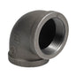2 1/2 in. Black 90 Degree Elbow PIPE DECOR