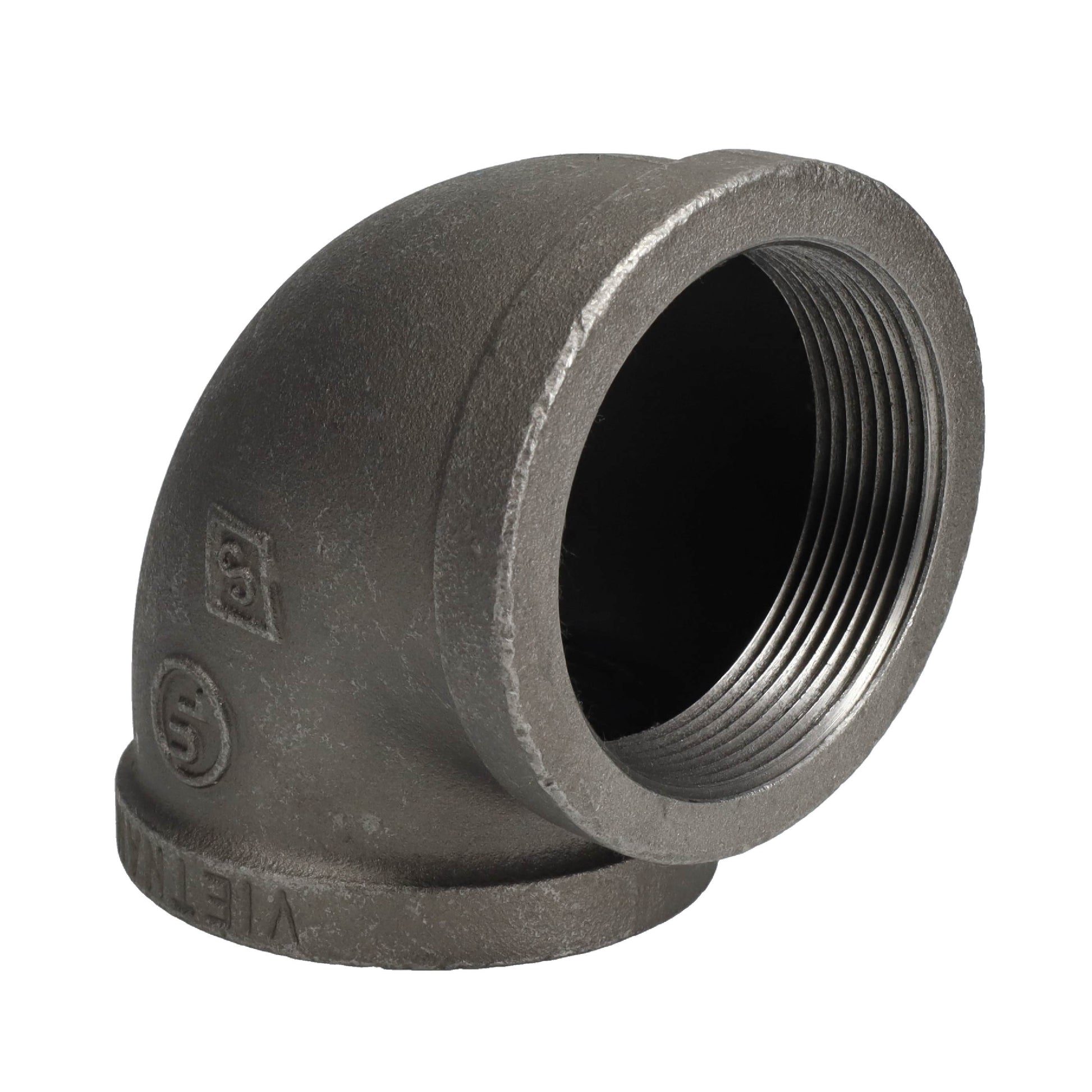 3 in. Black 90 Degree Elbow PIPE DECOR
