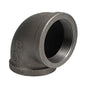 4 in. Black 90 Degree Elbow PIPE DECOR