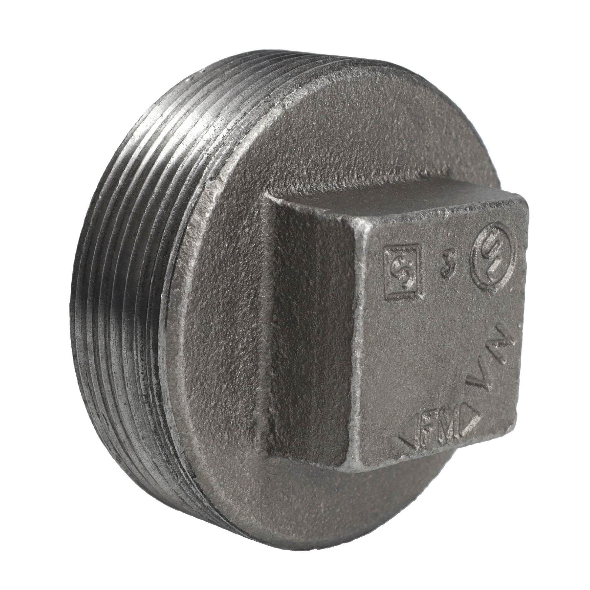 2 1/2 in. Black Plug PIPE DECOR