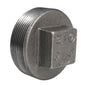 3 in. Black Plug PIPE DECOR