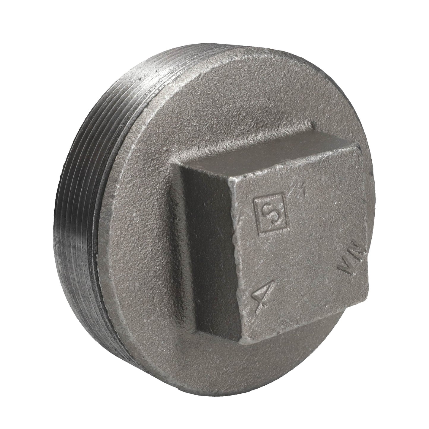 4 in. Black Plug PIPE DECOR