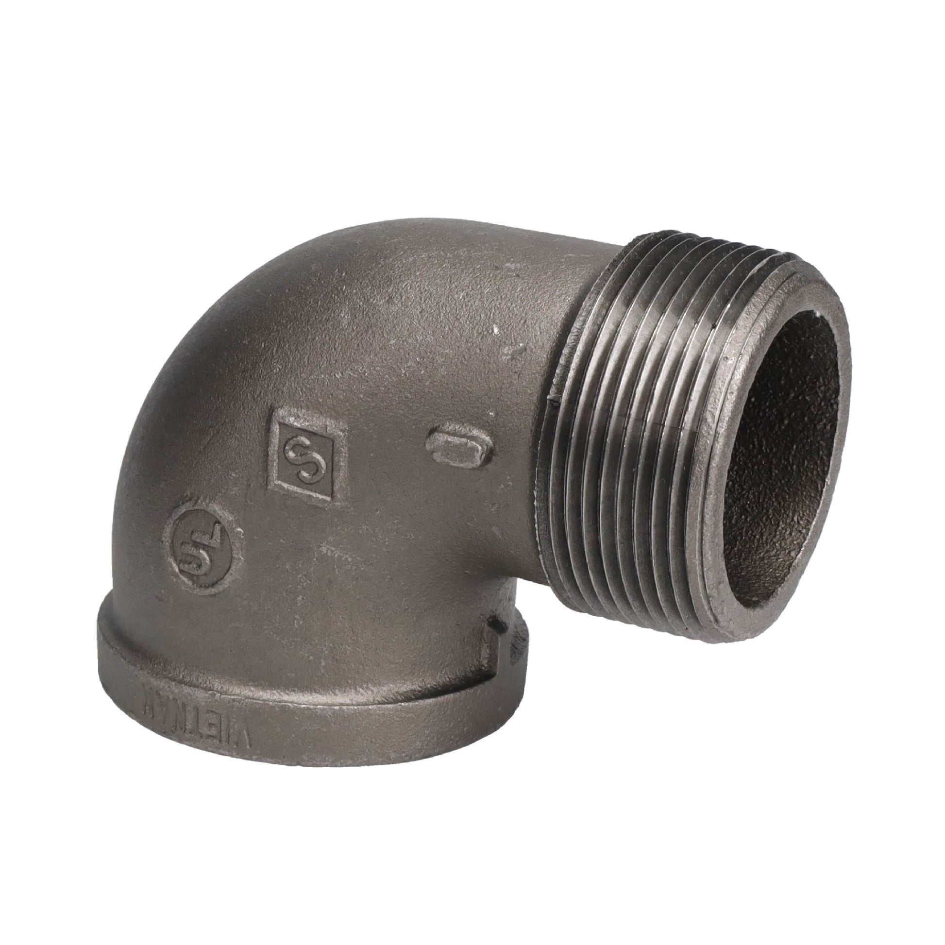 3 in. Black 90 Degree Street Elbow PIPE DECOR