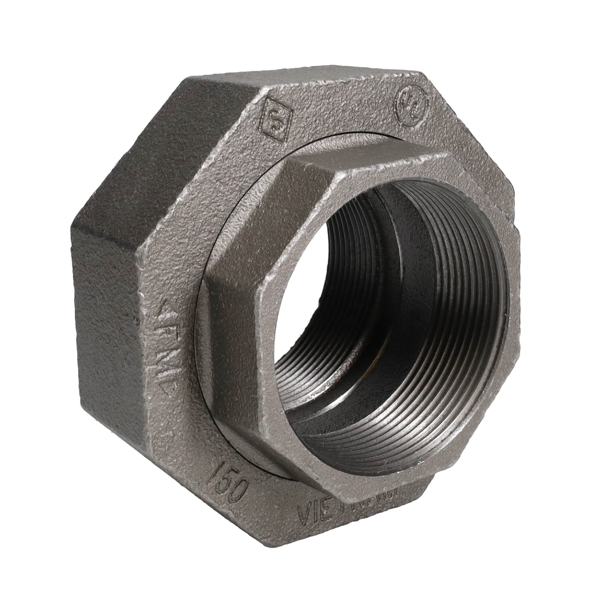 3 in. Black Union PIPE DECOR