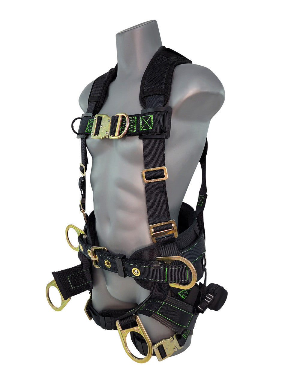 Frontline 350TWQC Patriot Tower Climbing Harness with Seat Sling, Airflo and Quick Connect Buckles - Made in USA Universal VM Hardware
