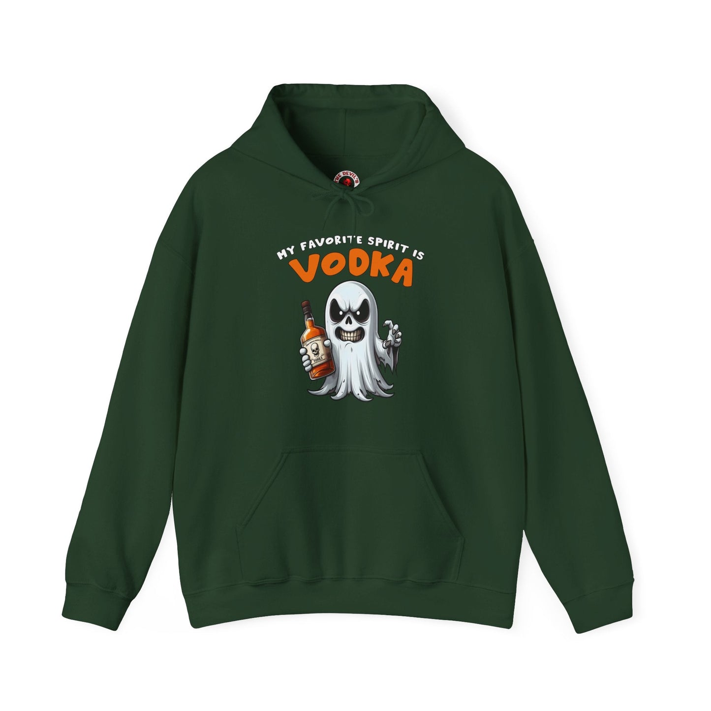 My Favorite Spirit Is Vodka Hooded Sweatshirt The Devil's Pickle