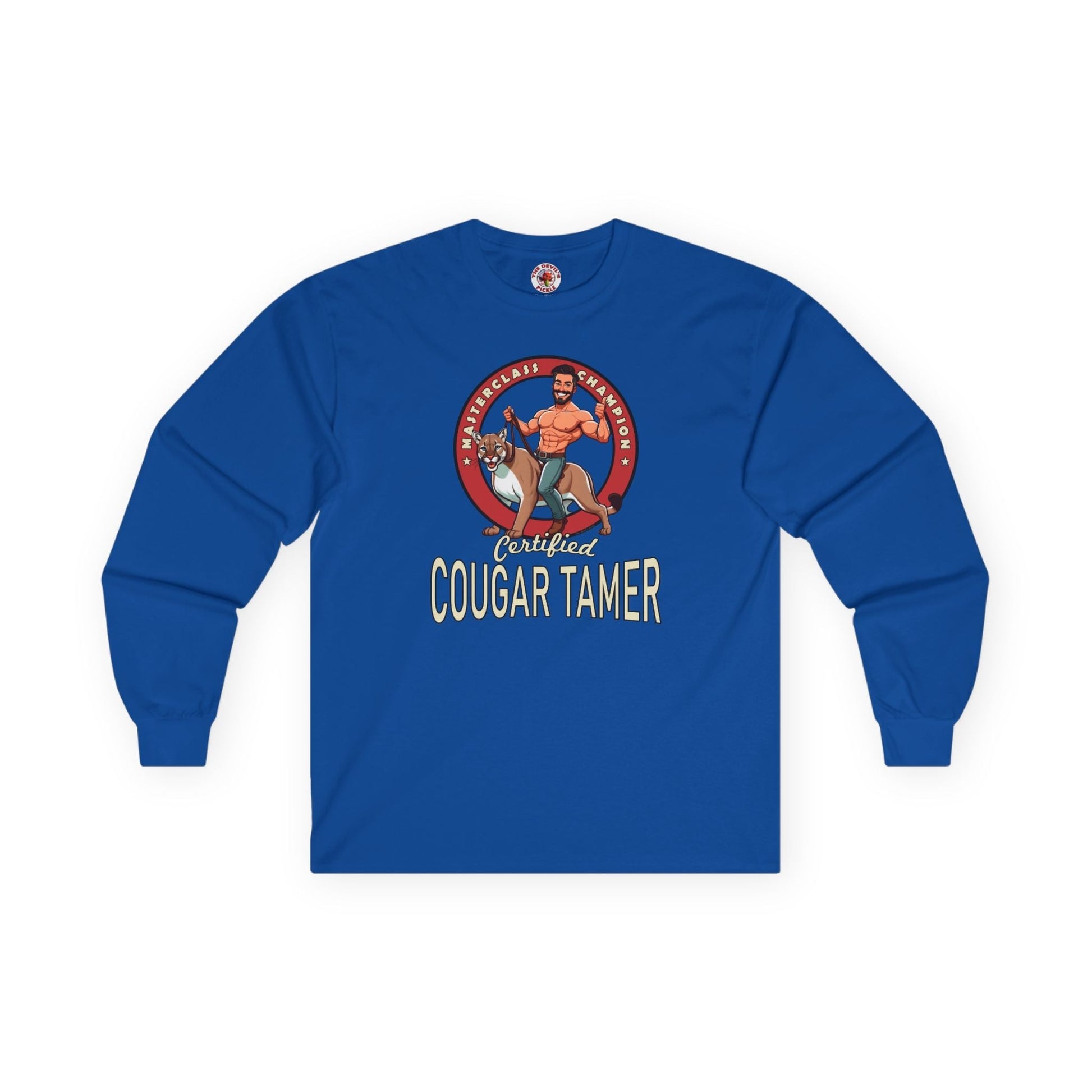 Certified Cougar Tamer Long Sleeve Tee The Devil's Pickle