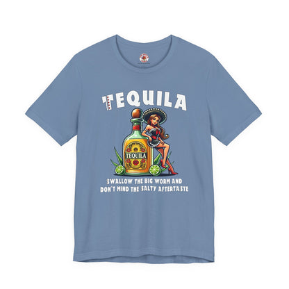 Tequila Swallow The Big Worm T-Shirt The Devil's Pickle
