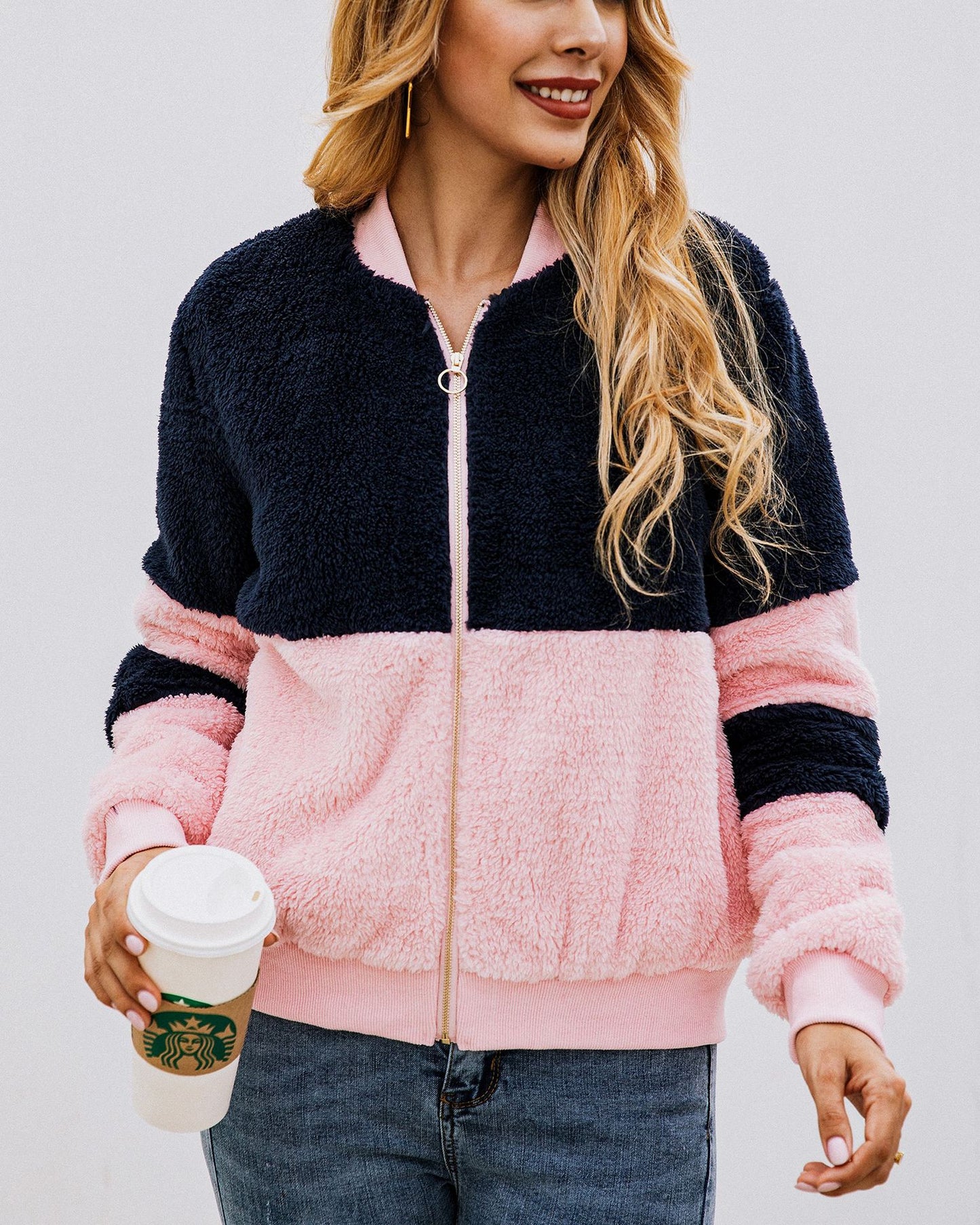 Spliced pocket fur hoodie See size chart under “more details” The Fashion Celestial