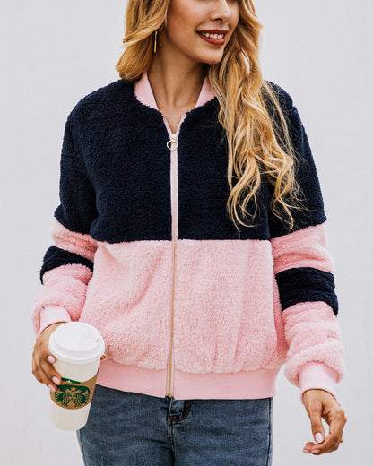 Spliced pocket fur hoodie See size chart under “more details” The Fashion Celestial