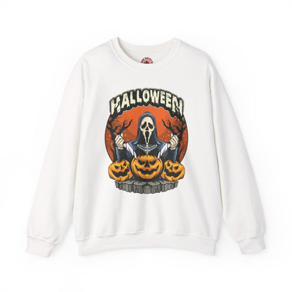 Screamer Killer Ghost Halloween Crewneck Sweatshirt The Devil's Pickle