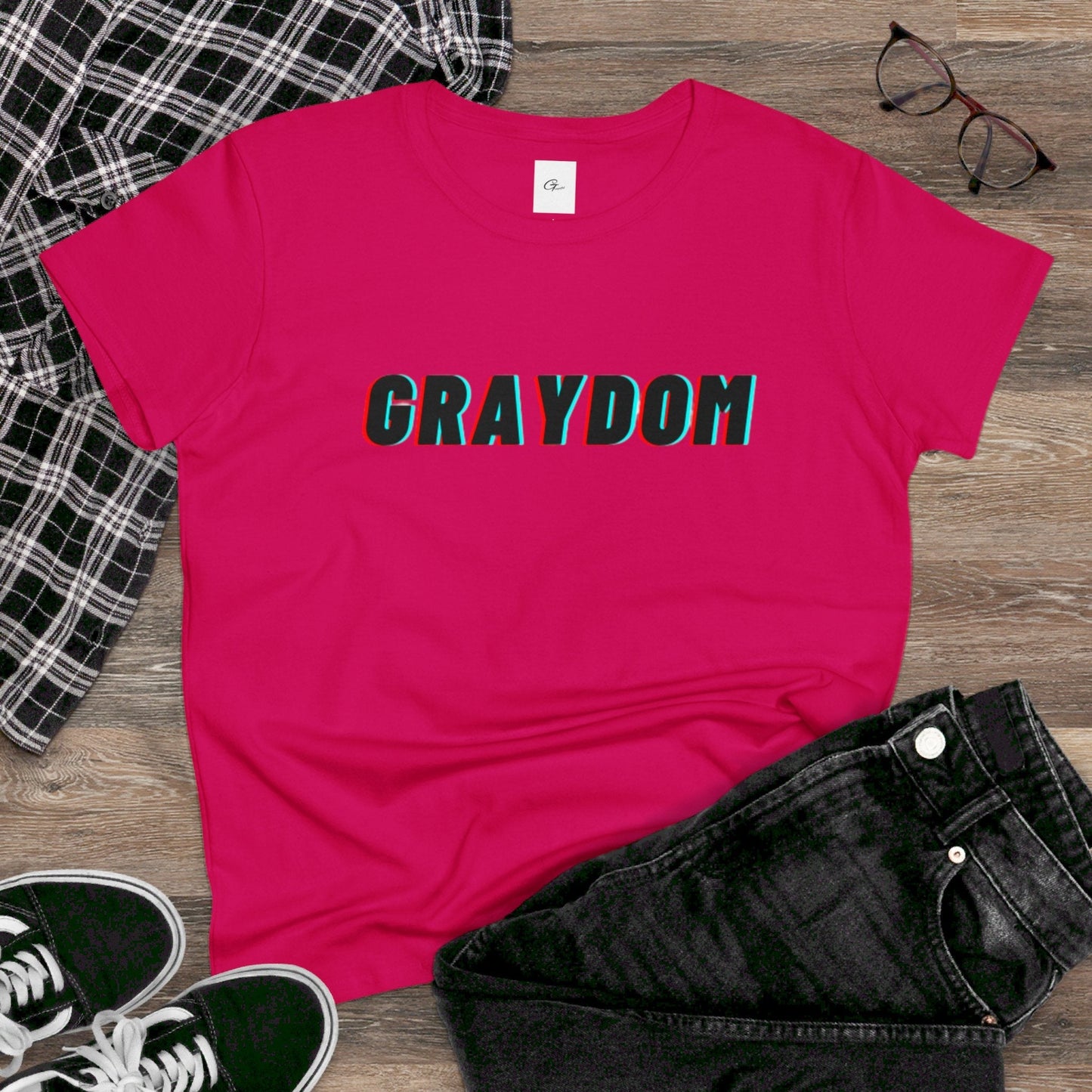 Graydom Women's Midweight Cotton Tee Graydom Grayceful LLC