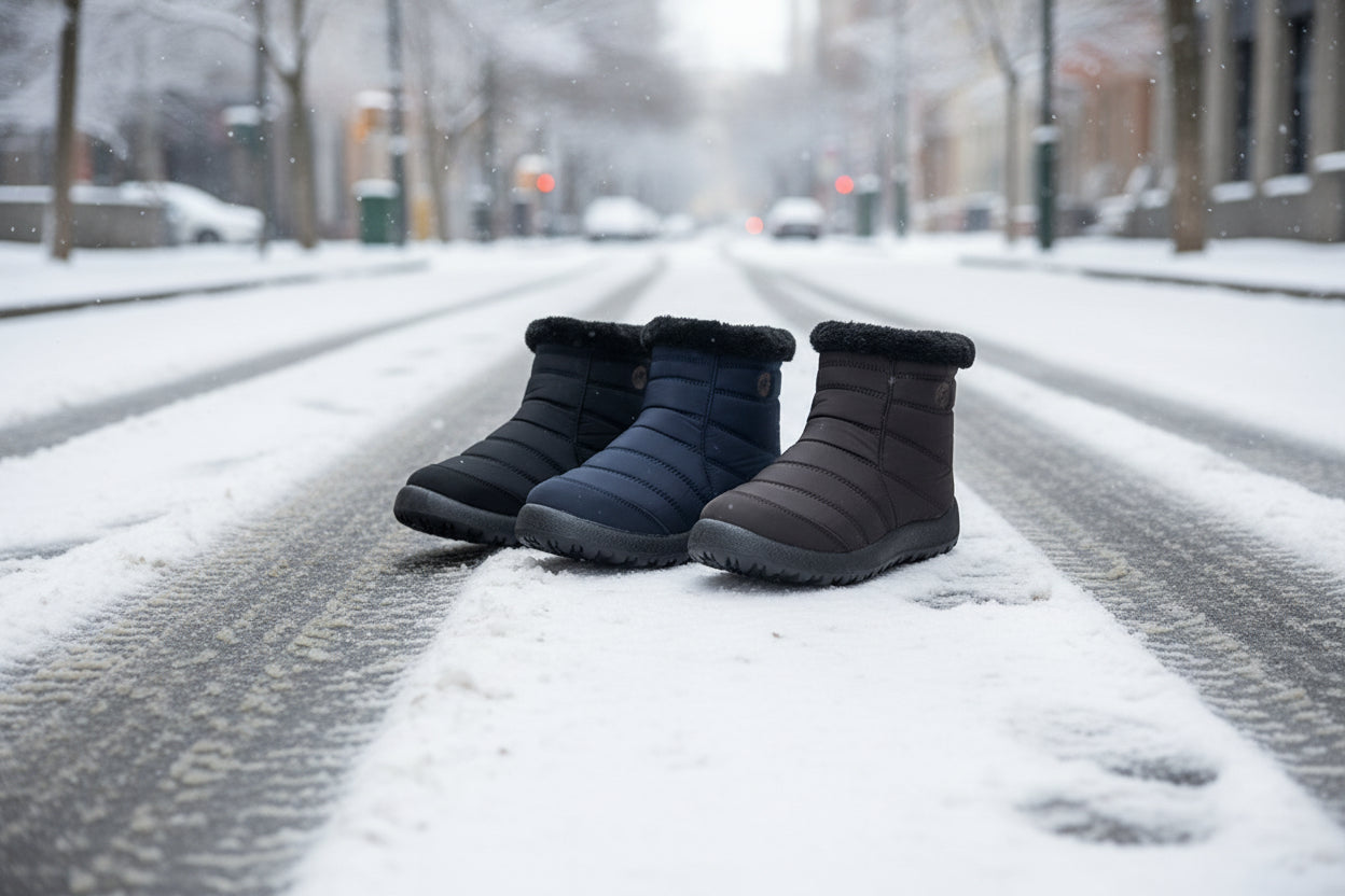 Women’s Thickened Cotton Snow Boots – Waterproof Warm Winter Boots FitiqueFit
