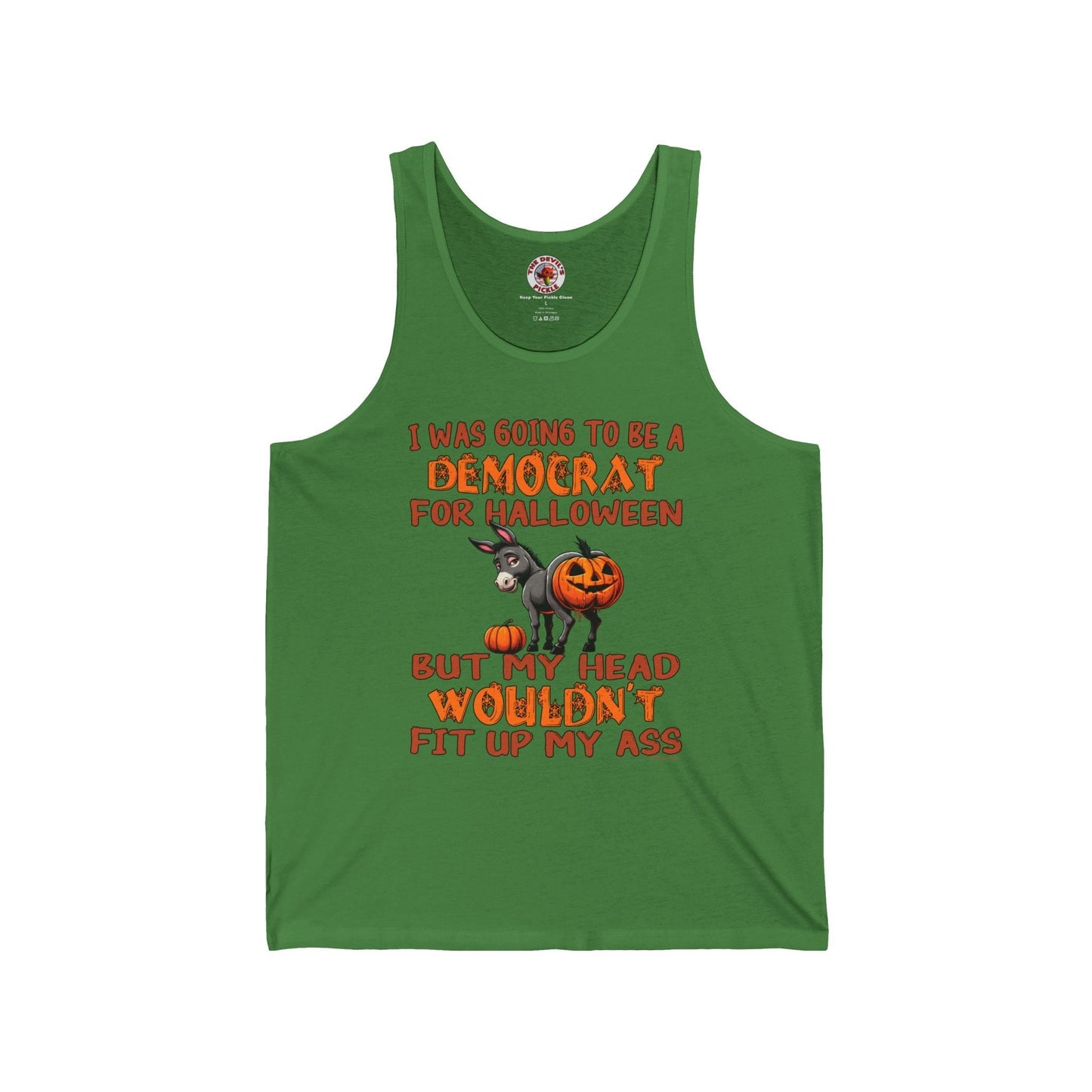 Democrat for Halloween Tank Top The Devil's Pickle