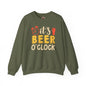 It's Beer O'clock Crewneck Sweatshirt The Devil's Pickle