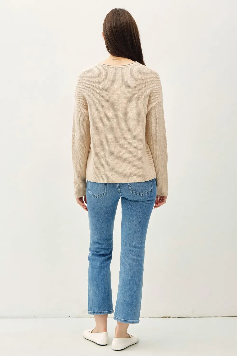 Be Cool Round Neck Long Sleeve Sweater New Era Fashion LLc