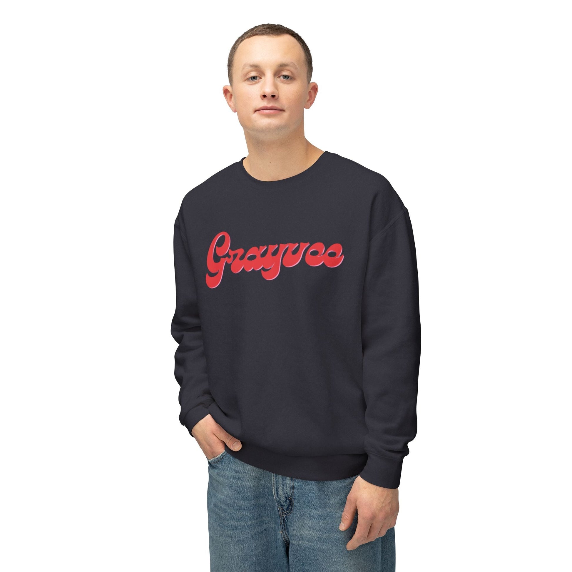 Unisex Lightweight Crewneck Sweatshirt "Grayvee" Grayceful LLC