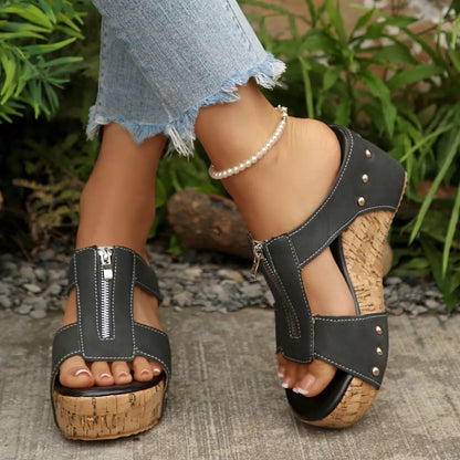 Open Toe Wedge Sandals New Era Fashion LLc