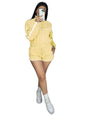 Zippered Contrast-Color Webbing Shorts Womens Two-Piece Set New Era Fashion LLc