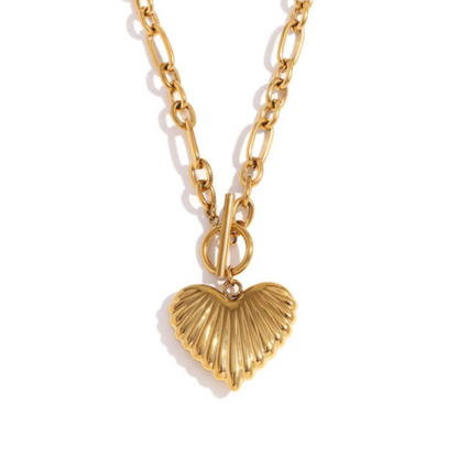 Samantha Heart Necklace Deep South Originals