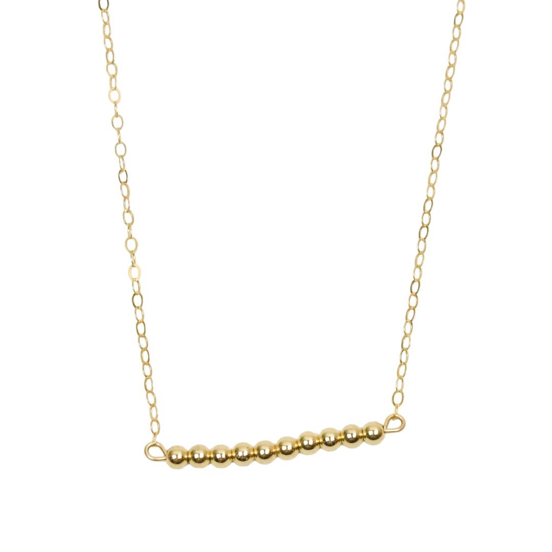 Golden Bar Necklace Emily Anne Designs LLC