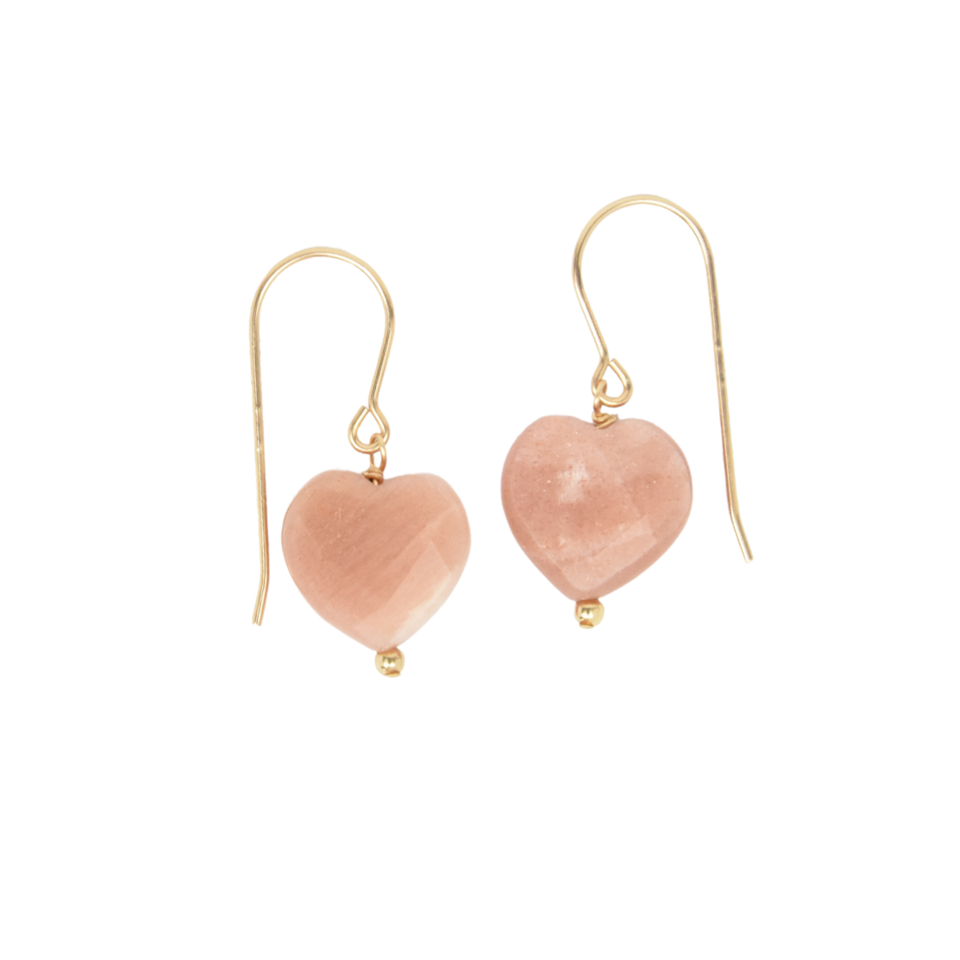 Peach Love Earrings Emily Anne Designs LLC
