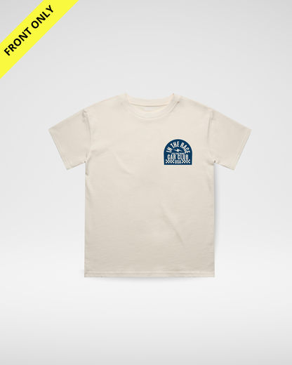 CAR CLUB USA TEE - CREAM (FRONT ONLY) LITTLE RAD THINGS