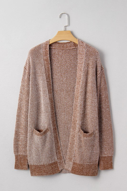 Solid Knit Open-Front Pocketed Cardigan Shop Style & More | Fresh Looks, Everyday Deals & Free Shipping
